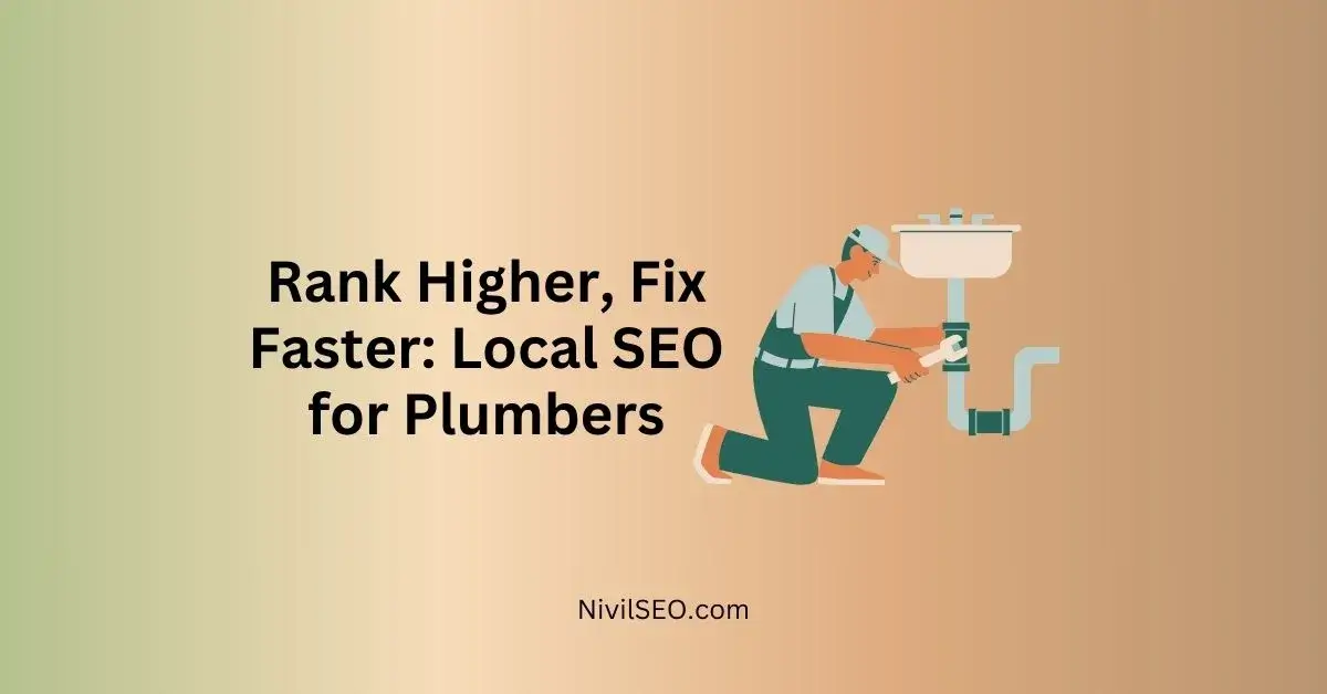 Improve Local SEO for Plumbers